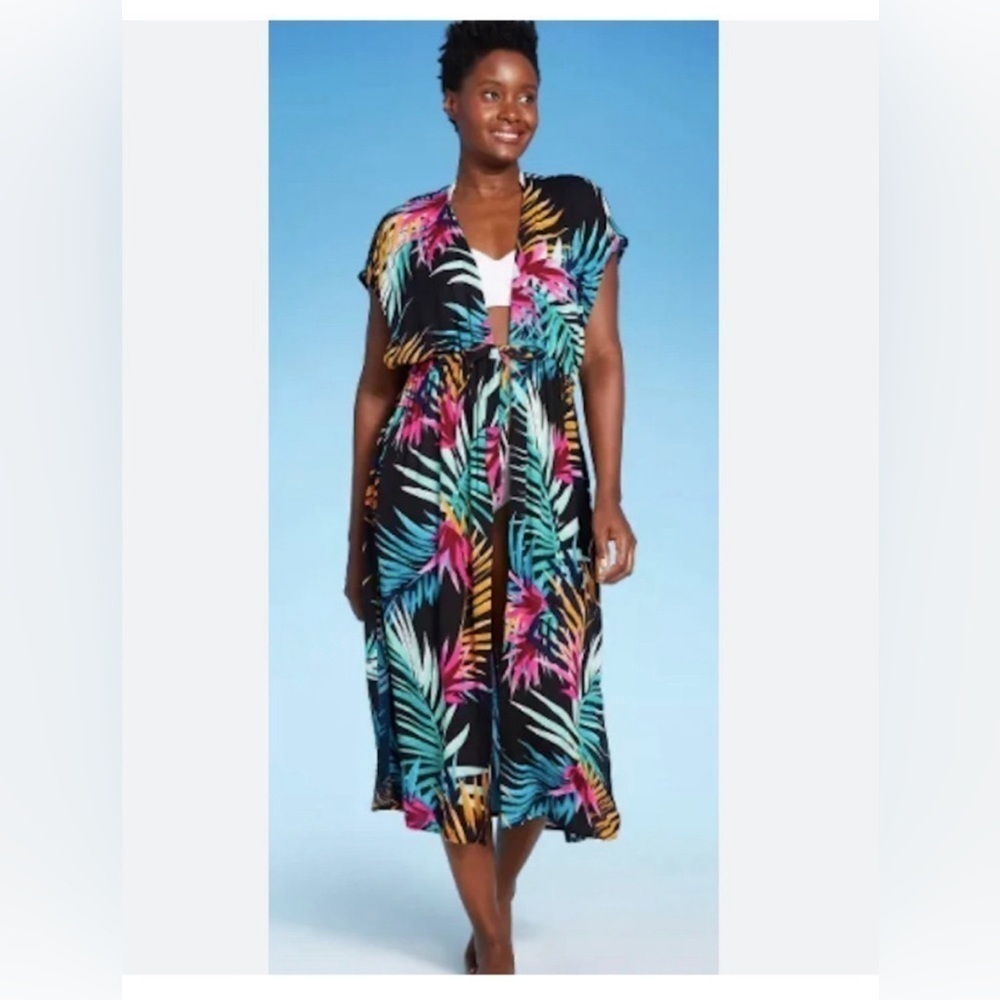 Kona Sol coverup, strings on waist and open on sides S/M